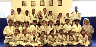 SXM BJJ winter graduation and demonstration