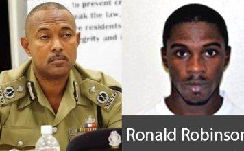 Assistant Commissioner of RSCNPF Ian Queeley,: NO ARREST WARRANT IN ST KITTS OR NEVIS FOR RONALD ROBINSON