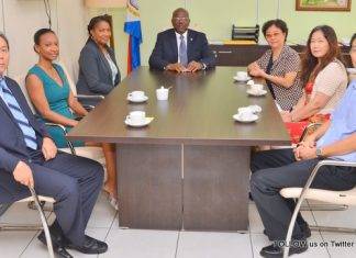 Prime Minister Marlin & Minister Jacobs meets with Consul General of China.