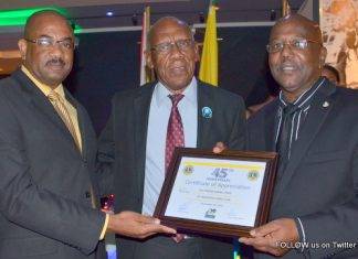St. Maarten Lions Club celebrated 45 years of Service.