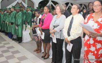 Minister of Education Jacobs tells St. Dominic’s High School Graduates that Sint Maarten needs them in order to grow