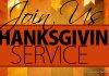 “Give Thanks At All Times!” the 17th Annual Thanksgiving Service to be held Sunday