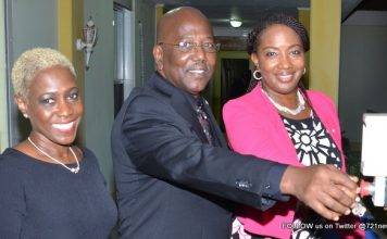 Prime Minister Marlin & Minister Jacobs Light the Christmas Tree at the Annual Lighting Ceremony