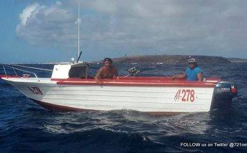 A gara “Porfin” cu un cargacion di droga abordo