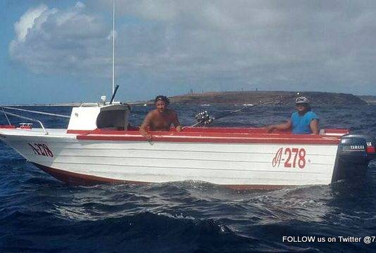 A gara “Porfin” cu un cargacion di droga abordo