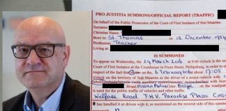 C.A.B. 16 días encarcelado por deudas de multas de tránsito pendientes