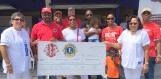 Lions Club thanks Diabetic Foundation for support at Health & Wellness Fair