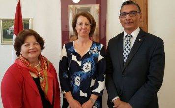 Belgian Minister Councillor visits Cabinet of Minister Plenipotentiary of St. Maarten