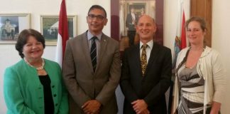 Courtesy visit to Minister Plenipotentiary by Venezuela Ambassador