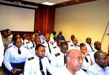 Frans praises police officers as they receive decrees, resources, insurance