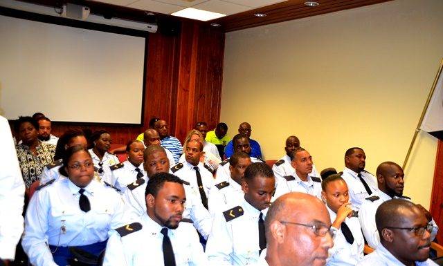 Frans praises police officers as they receive decrees, resources, insurance