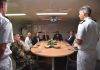 Governor Holiday visited the Dutch Marine Ship HNLMS Groningen