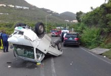 Another accident on Link One road.