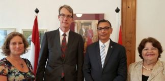 Ambassador to Colombia, Mr Jeroen Roodenburg, pays courtesy visit to the cabinet of the Minister Plenipotentiary.