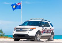 A sack of suspected cocaine washed up on shore