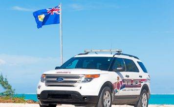 A sack of suspected cocaine washed up on shore