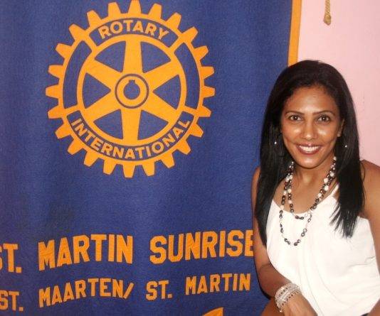 Rotary Sunrise inducts new member Debbie Karani