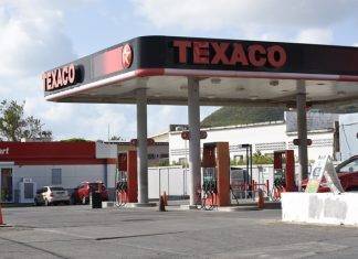 Attempted robbery on Texaco gas station