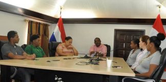 Commissioner Wilson meets with interns