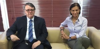 Judge Bob Wit pays courtesy visit to Chairlady of Parliament