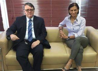 Judge Bob Wit pays courtesy visit to Chairlady of Parliament