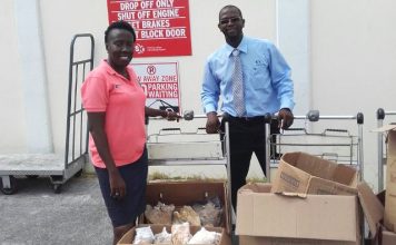 Airport, Customs, Nature Foundation seize illegally transported Conch