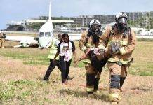 PJIAE Emergency Plan Exercise “re-enactment” at SXM Airport