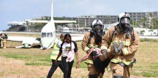 PJIAE Emergency Plan Exercise “re-enactment” at SXM Airport
