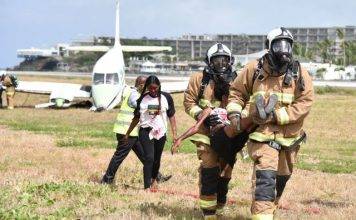 PJIAE Emergency Plan Exercise “re-enactment” at SXM Airport