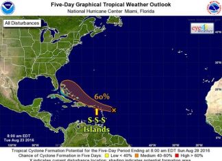 Approaching tropical wave to bring inclement weather. Watch out for possible flooding and falling rocks