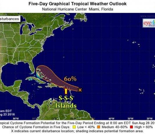 Approaching tropical wave to bring inclement weather. Watch out for possible flooding and falling rocks