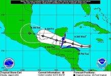 Deadly Weather System Strengthens, Now Tropical Storm Earl