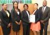 Bureau for Intellectual Property Sint Maarten officially presents Financial Statement 2014 to the Minister of TEATT