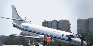 Cargo plane nose crash on PJIA runway
