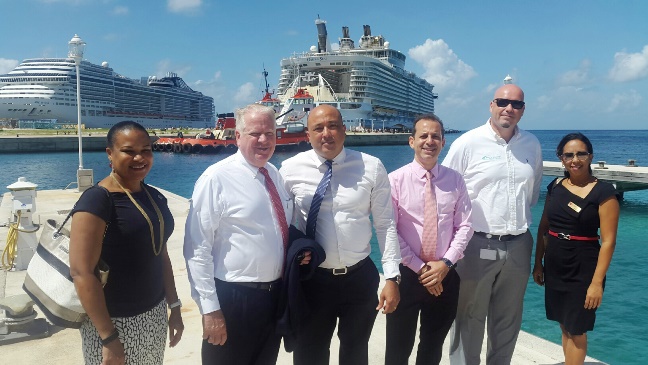 First Caribbean Intl Bank visit to Port SXM