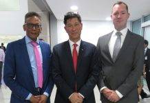 Minister Lee meets with Aruba’s Health Minister and AZV representatives