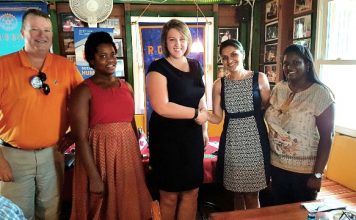 Rotary Club welcomes Phi Chi fraternity