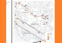 Traffic detour St. Peters Main Road