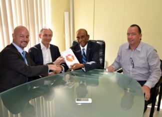 Minister of Finance receives visit from Deloitte Management