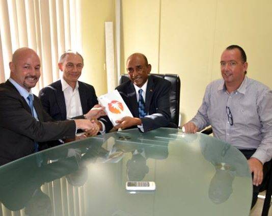 Minister of Finance receives visit from Deloitte Management