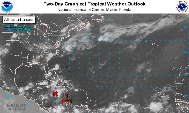 Update 2:00AM Aug 2nd: TROPICAL WEATHER OUTLOOK