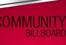 COMMUNITY BULLETIN BOARD