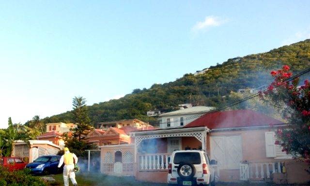 71 premises visited in Betty’s Estate. Out of 28 One in five homes with mosquito larvae