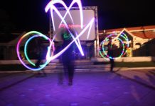 Funtopia Youth Initiative close Poi training with certificates