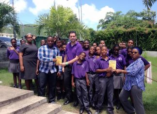 Cantave visits MLK on school book tour