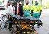 Ambulance Dept. receives new ambulance and hydraulic stretcher