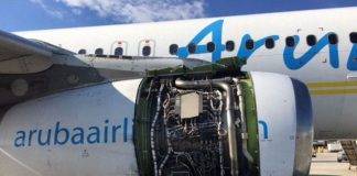 Incident: Aruba A320 near Miami on Sep 19th 2016, dropped engine cowl