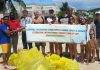 Carnival Fascination volunteers in cleaning Great Bay Beach