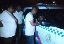 Unknown culprits attacked SMCP candidates and supporters with rocks during the public meeting on Wednesday night