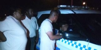 Unknown culprits attacked SMCP candidates and supporters with rocks during the public meeting on Wednesday night